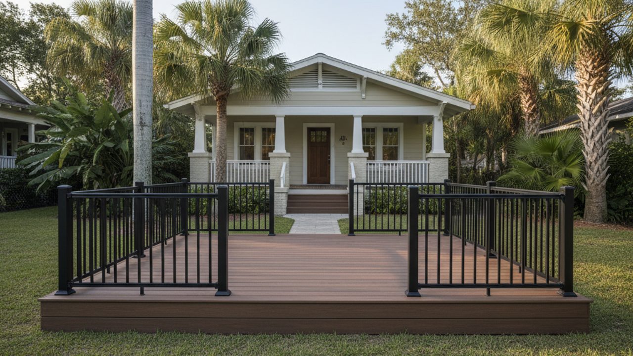 Composite Decking Installation completed by Omega Deck Solutions in Largo, FL
