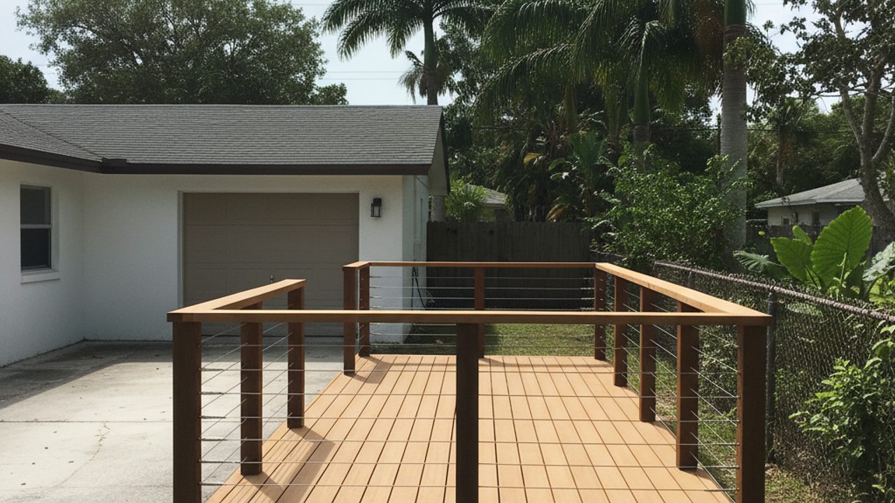 Deck Staining & Sealing completed by Omega Deck Solutions in New Port Richey, FL